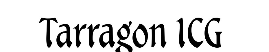 Tarragon ICG cкачати шрифт безкоштовно